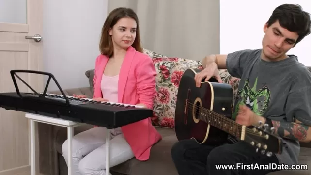 The musical duo turned into anal